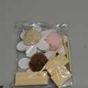 3 Pcs Wooden Daisy Nursery Shelf Decor Boho Daisy Decor Set Floral Aesthetic Flower Wall Art Bohemian Style for Nursery Baby Bedroom Boys Girls Kids(Boho Color)