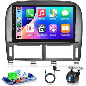 2G+64G for Lexus LS430 2001-2006 Car Radio with Wireless Carplay Android Auto - 9 Inch Touch Screen Android 13 Car Radio - GPS/WiFi/Bluetooth/FM/SWC/HD Backup Camera