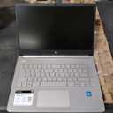 HP 14 inch Laptop, HD Display, Intel Celeron N4500, 4 GB RAM, 64 GB eMMC, Intel UHD Graphics, Windows 11 Home in S Mode, Natural Silver, 14-dq3500nr