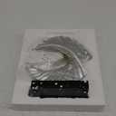 Ocean Wave Sculpture - Modern Funky Abstract Statue, Resin Wave Sea Ornament for Home Office Desk Shelf Accents (Silver)
