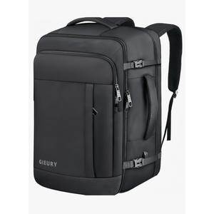 55L Carry On Backpack, Extra Large Travel Backpack for Men & Women, Expandable 60L Big Capacity Bag For Airplanes, Travel Gifts for Men Women, Fits 18.4 Inch Laptop, Luggage Suitcase Daypack, Black