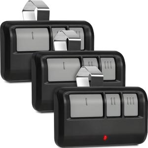 3 Pack Garage Door Opener Remote, Replacement for 893LM 893Max Chamberlain Craftsman Liftmaster Universal Garage Door Opener Remote, 1993 to Present Garage Clicker (A-3P)