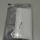 UFRIDAY Shower Curtain Grey and White 72 x 72 Inch, Fabric Shower Curtain with Window.Shower Curtain for Bathroom and Bathtubs,Machine Washable, Hotel Quality (Light Gray)