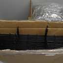 Decorative Black Garden Border Fence 18inX50ft Metal Wire Edging Flower Bed Folding Fences Panel Outdoor Garden Fencing Patio Edge Landscape for Yard