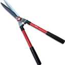 TABOR TOOLS B620A Hedge Shears with Wavy Blade for Trimming Borders, Boxwood, and Bushes, Manual Hedge Clippers with Comfort Grip Handles.
