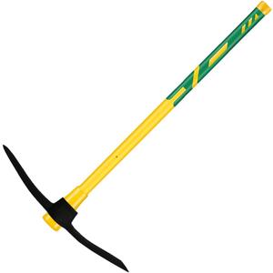 Pick Mattock with Heavy Duty Forged Construction, Adze and Ergonomic Non-Slip Handle for Gardening, Hunting, Landscaping and Outdoor,36 Inch
