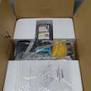 VIVURN-018 Under Desk Elliptical 12 Speed 5 Modes Mini Motorized Leg Exerciser While Sitting for Seniors As Seen on TV with Non-Slip Mat Quiet & Portable Electric Pedal Exerciser for Home and Office (Blue)