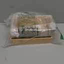 Chengu 2 Pcs Bamboo Bathroom Trays Small Vanity Tray for Toilet Tank and Bathroom Counter Top, Wood Napkin Holder Tray Organizer for Soap Dispenser Perfume Home Kitchen Decor, 9.8 x 5.5 Inch