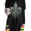 Mardi Gras Shirt With Pockets, XL