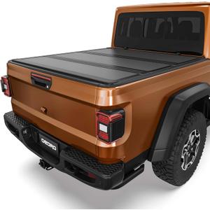 OEDRO Hard Tri-Fold Low-Profile Tonneau Cover Fit for Jeep Gladiator 2020 2021 2022 2023 2024 2025 2026 5ft Bed, One-Handed Quick Release