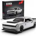 Nifeliz Demon Muscle CAR Model Set, Iconic Building Toy Model for Adults, Ideal Display Set for Gift-Giving to Muscle Car Fans (1225 PCS, NF10284)