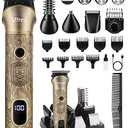 Ufree Beard Trimmer for Men, Electric Razor, Cordless Clipper Shaving Kit for Mustache Body Nose Ear Hair Facial, Adjustable Beard Grooming Kit Birthday Gifts for Men