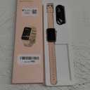 Health Fitness Tracker for Men Women: 24H Heart Rate Monitor Activity Trackers Blood Oxygen Sleep Step Calorie Tracking 5ATM Waterproof Fitness Smart Watches for Woman Compatible with iPhone Android (Gold-Pink)