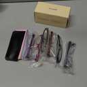 Gaoye Reading Glasses for Women, 6 pack Fashion Readers for Women Men Spring Hinge Eye Glasses, Blue Light Reading Glasses (Black on Top Transparent on Bottom, Purple Gradient, Rose Red Gradient, Blue-pink Gradient, Brown Gradient, Black) +2.5