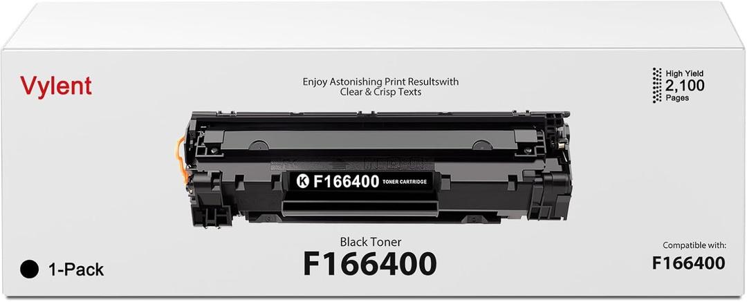Vylent F166400 Toner Cartridge High Yield Replacement for Canon F166400 Toner for ImageClass F166400 Printer Toner Cartridge (1 Pack, Black)