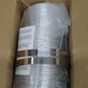 VIVOSUN 4 Inch 16 Feet Non-Insulated Flex Air Aluminum Ducting for HVAC Ventilation with 2 Stainless Steel Clamps (Silver)