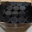 Aoriher 150 Pcs Plastic Container Jars with Lids Round Cosmetic Jars Empty Plastic Container for Lotion, Cream, Ointments, Makeup, Eye Shadow, Rhinestone, Samples, Pot, Travel Storage(2 oz,Black)