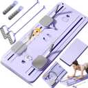 Pilates Board - 2024 Pilates Reformer Set, Multi-Purpose Foldable Pilates Reformer Board for Home, 5in1 Pilates Sliding Board