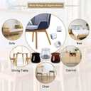 32 Pcs Silicone Chair Leg Floor Protectors for Hardwood Floors, Brown Felt Bottom Chair Leg Covers, Free Moving Table Leg Covers, Stool Leg Protectors CapsLarge fit : 1.3'' - 2''