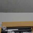 Drapery Window Curtain Rods-1 Inch Adjustable Heavy Duty Curtain Rod With Brackets. 66 to 120 Inch,Black (66-124)