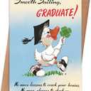 4 x Graduation Card for Him Her | 2026 High School College Graduation Card, Congratulations on Grad Card Gifts, Includes Envelope and Stickers, 8x5.3 Inch