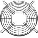 Refrigerator Freezer Cooling Fan Grill Guard Efficient Heat Dissipation Black Cover for Refrigerators and Cold Storage Systems Easy Installation Multi-Industry Use