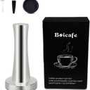 Coffee Tamper 39mm 40mm, Espresso Tamper 39mm 40mm, 39mm 40mm 304 Stainless Steel Espresso Coffee Tamper with Mat