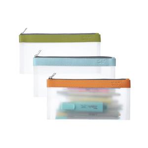 Mr. Pen- Clear Pencil Pouch, 3 Pack, Earthy, Pencil Bags, Clear Makeup Pouch