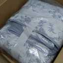Laura Ashley - Twin Quilt Set, Super Soft Bedding with Reversible Design, Medium Weight for Year Round Use, 2 Piece Bed Set with Matching Pillowcase (Amberley Pastel Blue)
