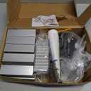 Solar Panel Mounting Brackets Kit 10Pcs Solar Roof Mount Kit for 1-4 Pieces Thickness 1.57-1.6 Solar Panels(100-400W), Aluminum Alloy Mount for Flat Pitched Roof Rack Mounting Brackets