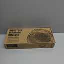 WOPITUES Floating Shelves for Wall Decor Sign, Bathroom Organizers and Storage, Bathroom Shelves Over Toilet with Metal Guardrail-Rustic Brown