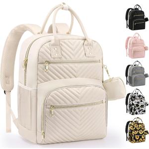 Diaper Bag Backpack,Baby Essentials Diapers Bag with Pacifier Case,Multipurpose Stylish Large Capacity Travel Backpack for Baby Girl/Boy(M-Beige)