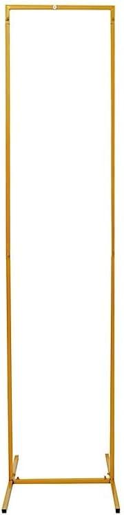 7 feet Gold Metal Floral Display Frame Rectangle Backdrop Stand Wedding Arch Party Events Reception Home Decorations