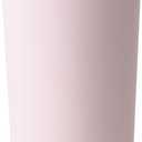 REDUCE Halo 24 oz Stainless Steel Vacuum Insulated Tumbler - Spill Proof Travel Mug with Flip Handle Lid - Keeps Drinks Cold for 32 Hrs - Dishwasher Safe - Cupholder Friendly - Pink Quartz