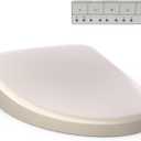 TOTO WASHLET S7A Electronic Bidet Toilet Seat with EWATER+ Bowl and Wand Cleaning, Auto Open and Close Contemporary Lid, Elongated, Sedona Beige - SW4736#12
