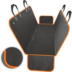 Active Pets Dog Car Seat Cover Car Seat Protector- Seat Cover for Back Seat of SUVs, Trucks, Cars - Waterproof & Convertible Hammock for Car Backseat - Dog Travel Accessories- Orange (Standard) Active Pets Dog Car Seat Cover Car Seat Protector- Seat Cover for Back Seat of SUVs, Trucks, Cars - Waterproof & Convertible Hammock for Car Backseat - Dog Travel Accessories- Orange (Standard)