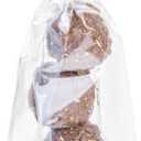 Restaurantware Bag Tek 2 x 1.5 x 5 Inch Retail Bags 100 Durable Candy Bags - Gusset Sleeved Disposable Clear BOPP Gusset Bags Flat-Bottomed For Restaurants Cafes And Delis