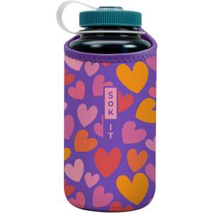 Sok It BotlSok Water Bottle Sleeve Insulated Neoprene Cover (Hearty Hues, Fits 32oz Nalgene)