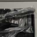 Snow Shovel for Driveway Home Garage Snow Removal Long with D-Grip Handle Aluminum Strip Large Capacity Shovel for Garden Car Camping Outdoor Black