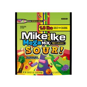 Mike and Ike, Mega Mix Sour, 28.8 Ounce (EXP 11/01/26)