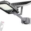 Gebosun Solar Street Lights Outdoor, 60000LM 6000K for Outdoor Lighting