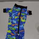 Dog Onesie After Surgery Recovery Suit Shed Defender Dog Suit for Small Miedium Large Female Male Neuter Dogs Shark Letter M