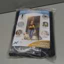 Flux Phenom Magnetic Screen Door (3 Pack) - Bugs Out, Breeze in - 9min Install Auto-Sealing Heavy Duty Double Stitched Mesh, Hands Free Sliding & Patio Doors Net, Pet & Kid Friendly, 38 x 82 Inch