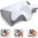 Cervical Neck Pillow - Ergonomic Side Sleeper Pillow, Neck Support Ergonomic Pillows Side Sleeper Pillow, for Side, Back, Stomach Sleepers