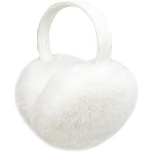 LCXSHYE Winter Ear Warmers for Women Foldable Soft Fluffy Ear muffs Girls Cute Ear Covers for Cold Weather