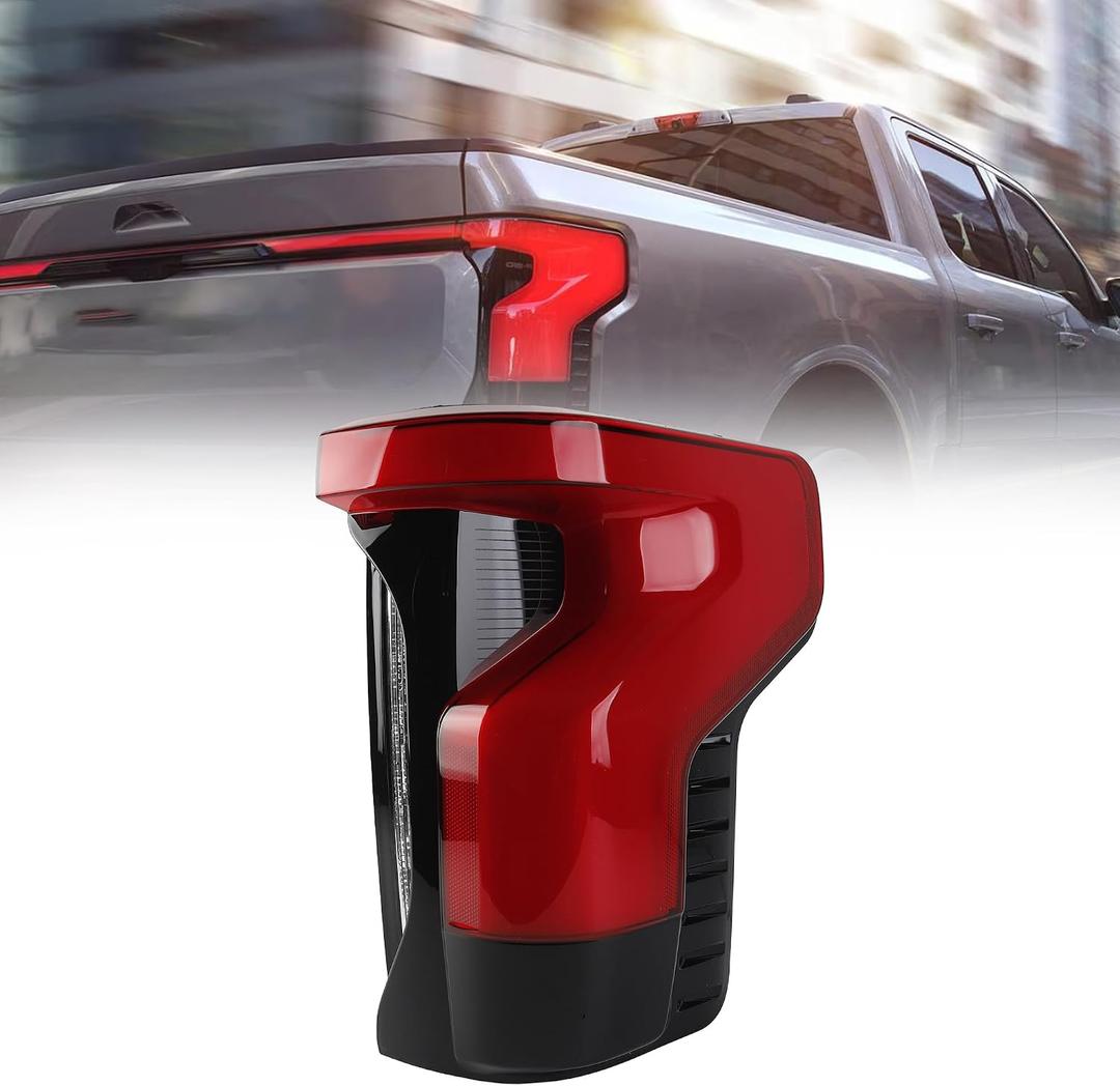 Dasbecan Tail Light Assembly LED Compatible With 2022-2025 Ford F150 Lightning (Platinum, Lariat) Taillight Rear Lamp Right Passenger Side Replace# NL34-13B504-BG