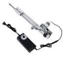XUNKUNE DC24V DIY Reciprocating Cycle Linear Actuator, Adjustable Telescopic Motor with Speed Controller Regulation Adapte,5-25kg Thrust,Stroke: 2-8cm, Speed 45rpm