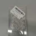 2 Yards Pearl Beaded Trim, 0.4 Inches Bridal Lace Ribbon Trimming Edge Straps for Sewing Wedding Dress Applique Bridal Straps Embellishments Decoration (White)