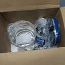 Electric Kettle, 1.5L Borosilicate Glass Hot Water Kettle Electric & Tea Kettle for Coffee or Tea, BPA Free, Auto Shut-Off, Stainless Steel, Blue, 1200w