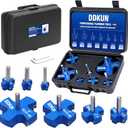 7Pcs PVC Pipe Reamer Kit, PVC Fitting Saver for SCH40, Includes 1-1/4", 1-1/2", 1", 3/4", 3", 2", 4", Plumbing Pipe Fitting Tools with 4 Blades-Compatible with 1/2" Drills